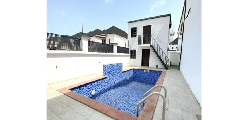 Fully Serviced 4 Bedroom Terrace Duplex with Swimming Pool