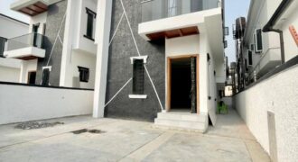 WELL BUILT 5 BEDROOM FULLY DETACHED DUPLEX WITH BQ IN IKOTA