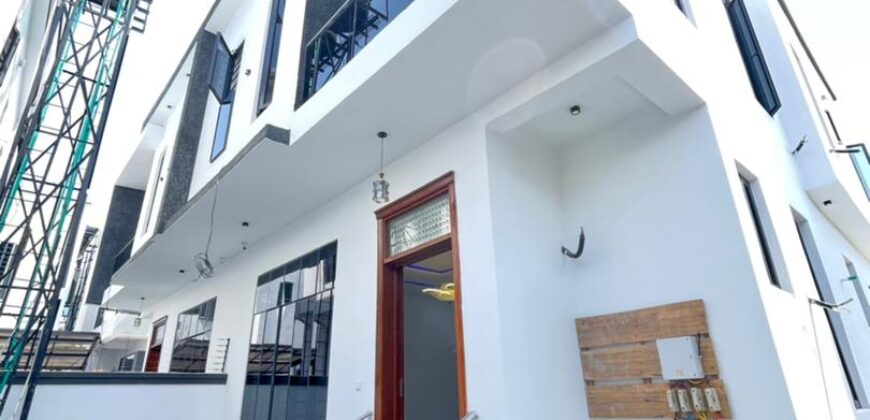 BEAUTIFUL LUXURY 4 BEDROOM SEMI DETACHED DUPLEX WITH BQ IN AGUNGI