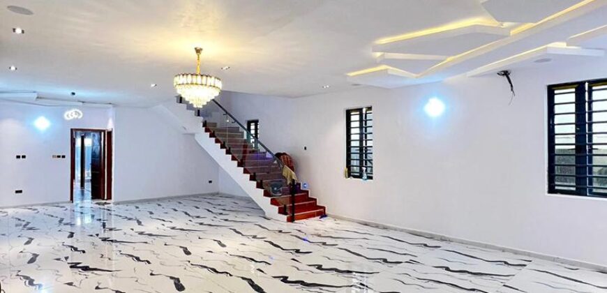 📍BEAUTIFULLY FINISHED 5 BEDROOM FULLY DETACHED DUPLEX WITH BQ IN LEKKI